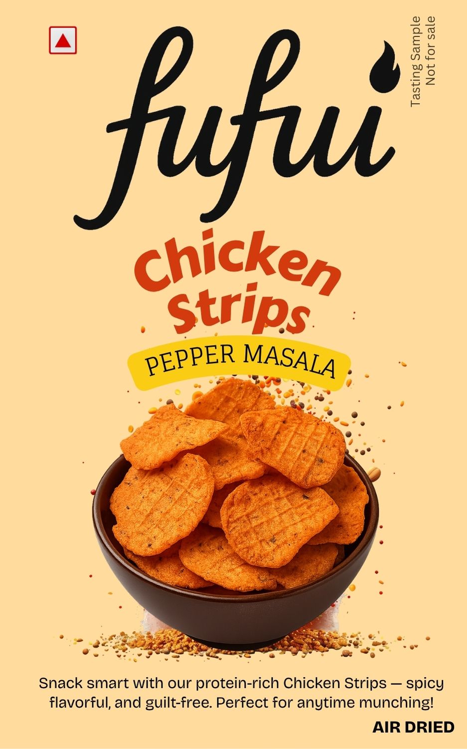 Fufui Pepper Masala chicken strips